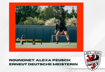 Alexa Peusch erneut Deutsche Meisterin im Roundnet
